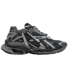 Black and Gray Athletic Sneakers
